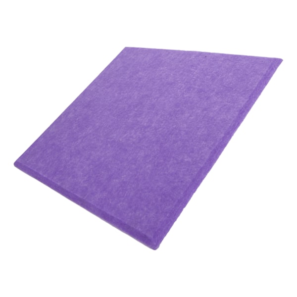 6 stk akustiske absorpsjonspaneler tykkere reduserer etterklang lydisolerende polstring absorber (lilla)