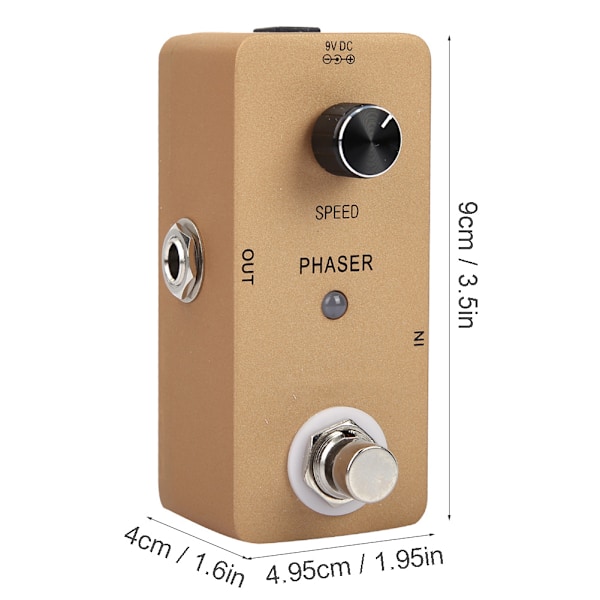 Phaser-effektlydprocessor Elektrisk guitar effektpedal Guitardele tilbehør