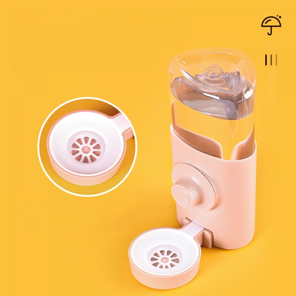600ml/20oz Hamster Vattenfontän Ingen Dropp Små Husdjur Automatisk Vattenflaska Hängande Bur Guinea Pig Vatten Dispenser
