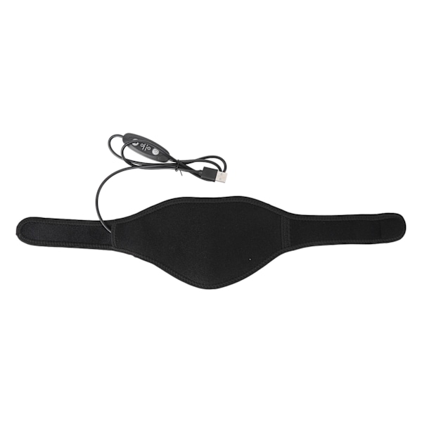 Opvarmning Nakkemassager 5 Gear Vibrationsmassage Vaskbar USB Opvarmet Nakke Wrap til Hjemmebrug Kontorarbejde