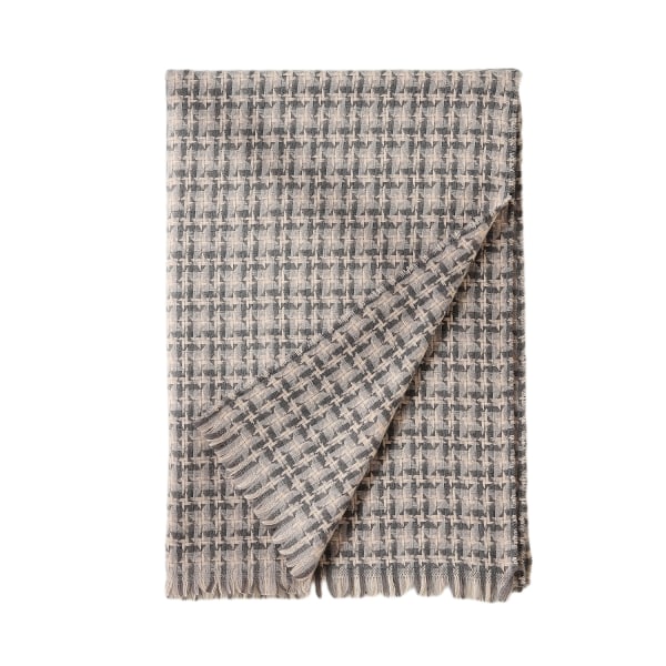 Ullscarf för kvinnor - Vintervarma rutiga halsdukar för kvinnor, stora mjuka tjocka sjalar och omslag（2#）
