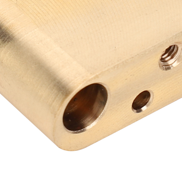 Messing Tremolo Blokk Enkelt Rock System 74mm Passer Til Fender/SQ/CV Gitar Bro