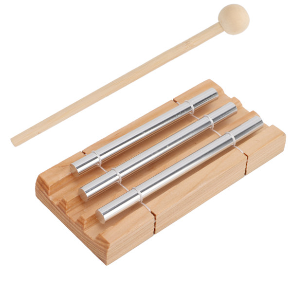 Trefarvet vindklokker Orff Percussion Instrumenter Børneundervisningshjælpemidler Vindklokker