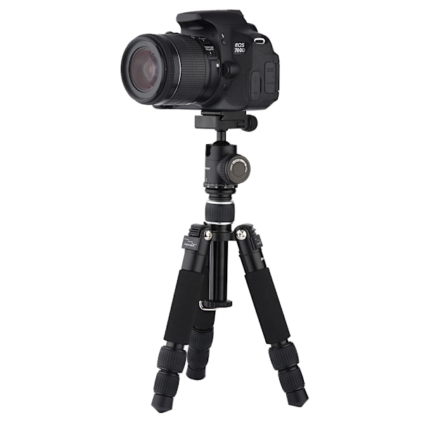 SHOOT 3 Sektioner Fällbar Teleskopstativ 1/4\" Kameramonteringsskruv för DSLR