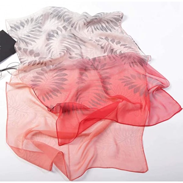 Halsdukar för kvinnor Lätta Fashion Halsdukar Tryck Blommönster Scarf Shawl Wraps, B06