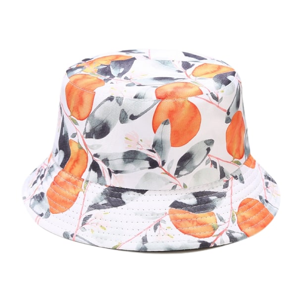 Wekity Cute Bucket Hat Beach Fisherman Hats för kvinnor, vändbara dubbelsidiga unisex (HATH033)