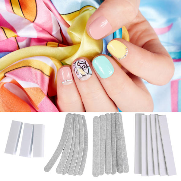 21 st Nail File Nail Buffer Sanding Buffing Block Polishing Strip Manicure Tool 21 st/Set