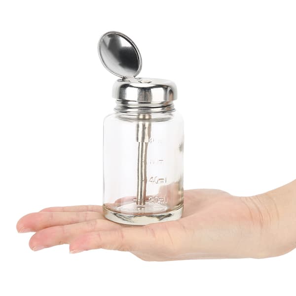 Profesjonell neglelakkfjerner dispenser gellakkfjerner tom beholder manikyr tilbehør 80ml
