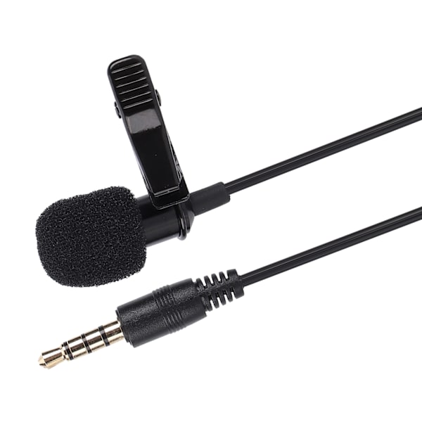 Clip-on mikrofon til computer, smartphone og tablet (M1 enkelt hoved)