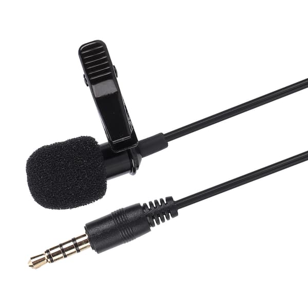 Klipsmikrofon Wearable Lavalier Lapel Professional for Computer Smartphone Tablet(M1 Single Head )