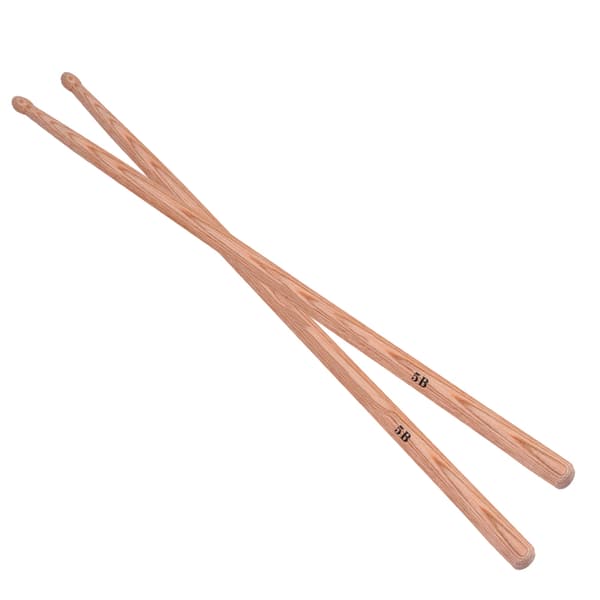 1 par slitesterke trommestikker i tre, dråpeformet (40,6 * 1,5 cm)