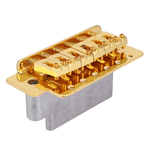 Elektrisk guitar tremolo bro system hals plade sæt til ST guitar (guld)