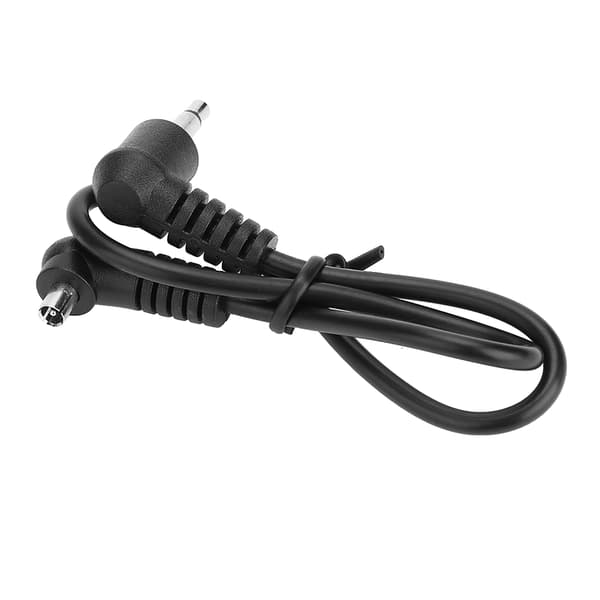 3,5 mm jackstik flash synkroniseringskabel med skruelås til han flash PC
