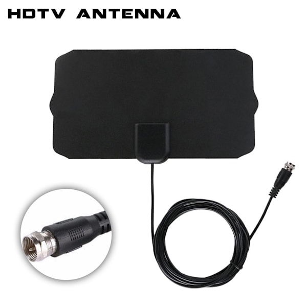 120 Miles TV Antena 1080P Digital HDTV Innendørs TV-antenne med forsterker Signal Booster Radius Surf HD Mini Antenner Aerial