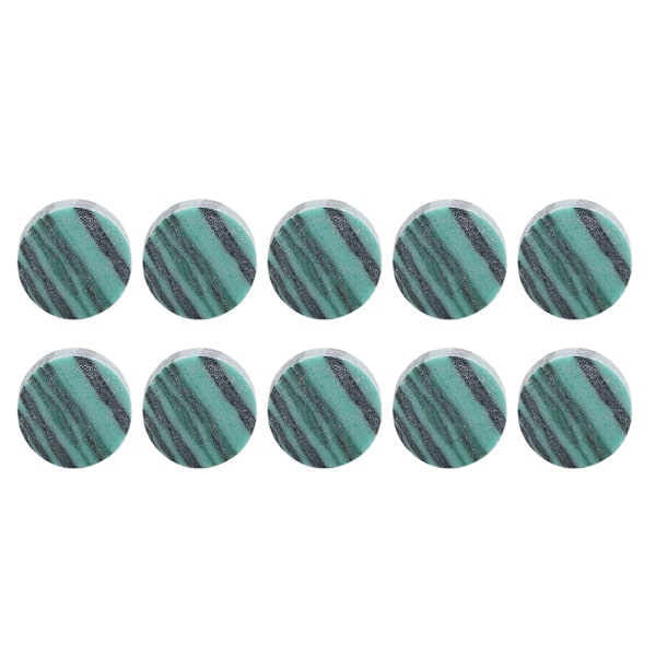 10 Pcs Fretboard Green Inlay Dots for Guitar Bass Ukulele Diameter 6.5mm