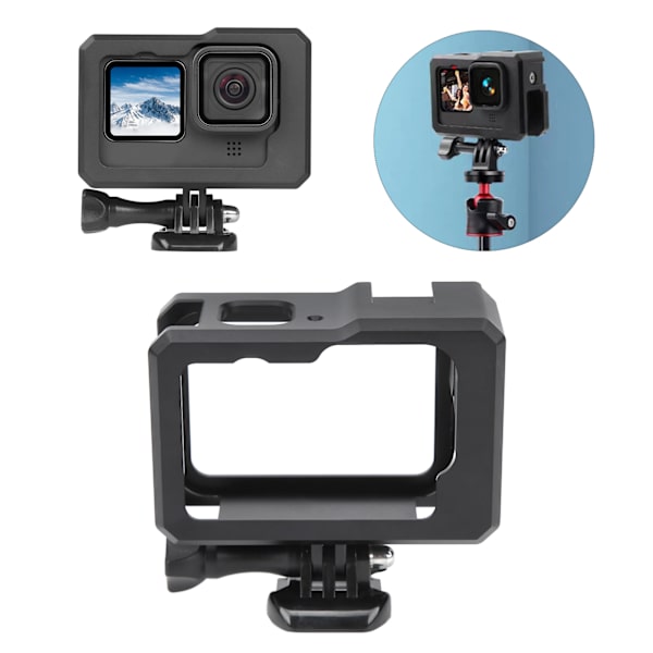 Aluminiumlegering Ramhus Skal Actionkamera Skyddande Fodral för GOPRO HERO 9