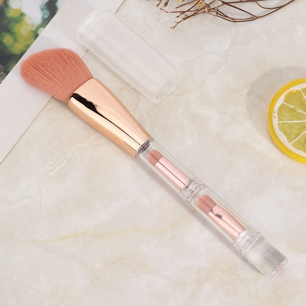 ZOREYA Super Soft 4-i-1 Bärbar Makeupborste Multifunktionell Kosmetisk Borste