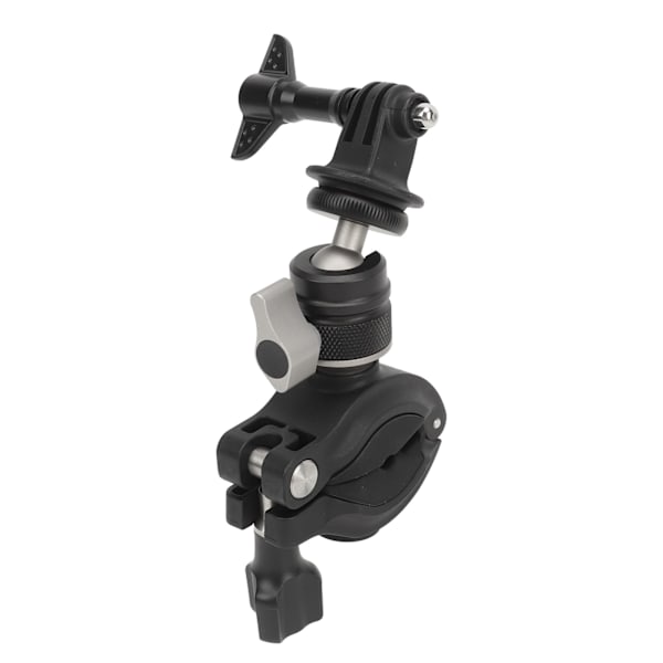 Kamerafäste för motorcykel, 360° rotation, anti-shake med 1/4-tums adapter, fäste för motorcykelstyre, kamerahållare för Insta360 Action Camera