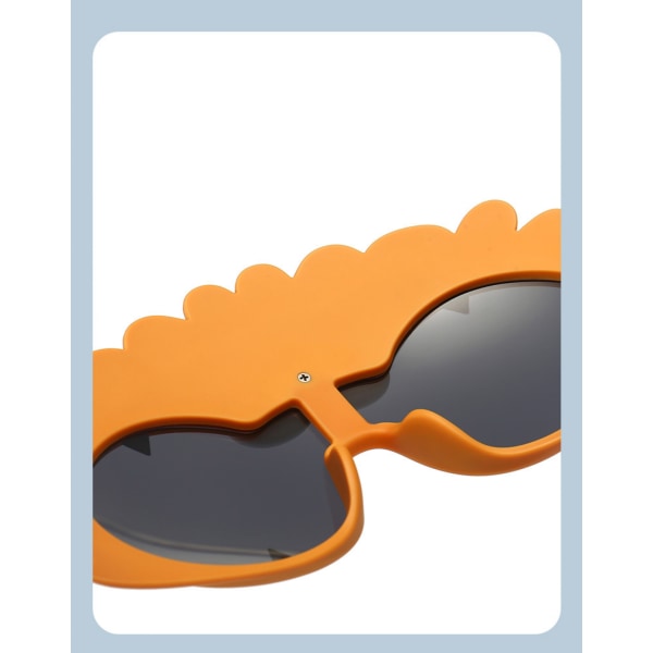 Tecknade barnsolglasögon Studentsolglasögon Polariserade glasögon Små solglasögon Stor ram Solskyddsspegel--Mörkblå båge mörkblå ben
