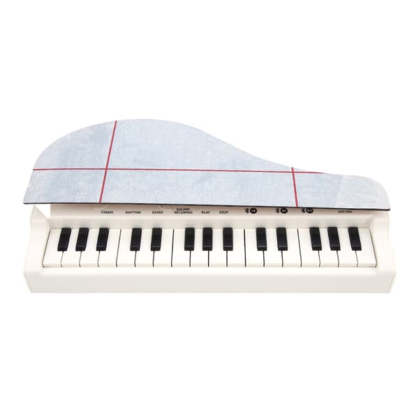 Barn Digital USB-driven 31 tangenter tangentbord Bluetooth elektronisk leksak Mini Piano (Vit)