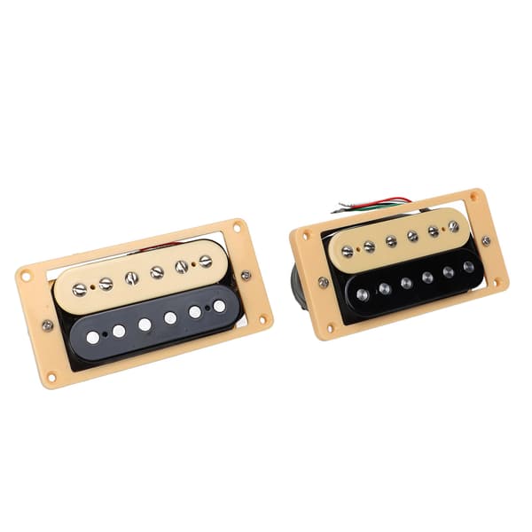 Dubbel spole pickup set plast metall förtrådad 4 kärnor elgitarr tillbehör för utbyte