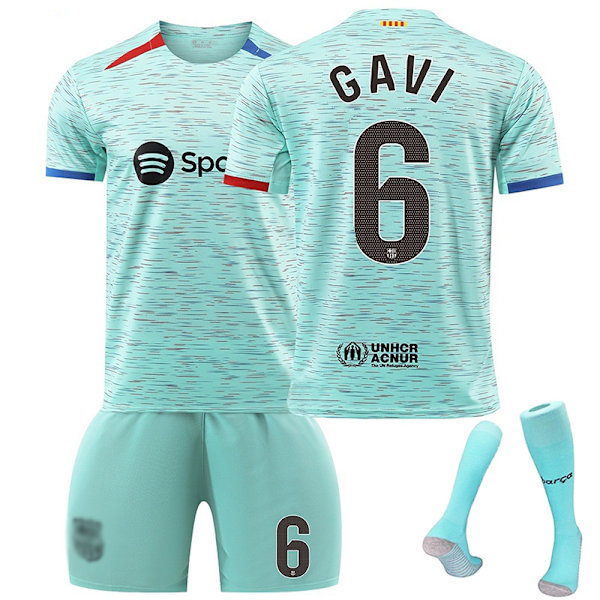 Herre/Børne 2024 Ny Fodbold Aktivtøj FCB #7 O.DEMBELE Fodboldtrøjer Fashion Sports T-Shirt Grøn 16 No.7