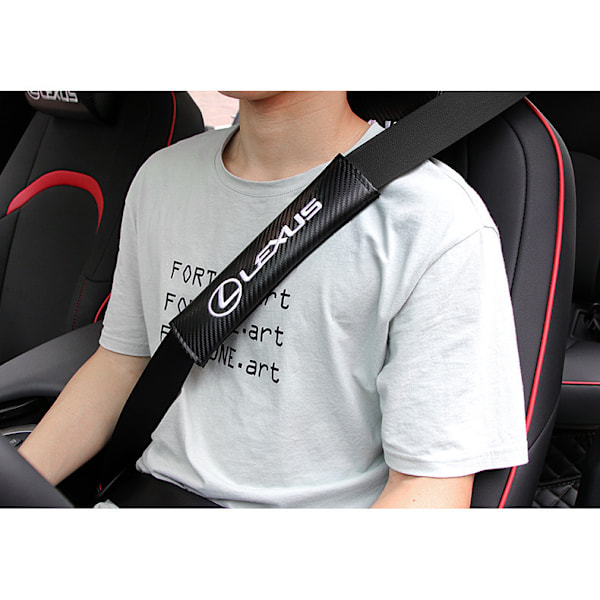 For Lexus Skulderbeskytter Rx Gs Es Is Nx Lexus Karbonfiber Setebelte Skulderbeskytter Trim (Par)