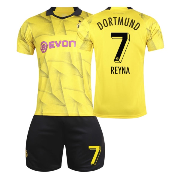 Dortmund Special Edition Børne-/Voksen Fodboldtrøje Sæt 23/24 Sæson 7 REYNA barnstorlekar26