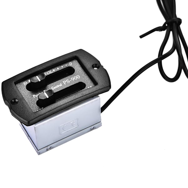 2-bånds forforstærker EQ Equalizer Piezo Pickup System til guitar reservedel tilbehør