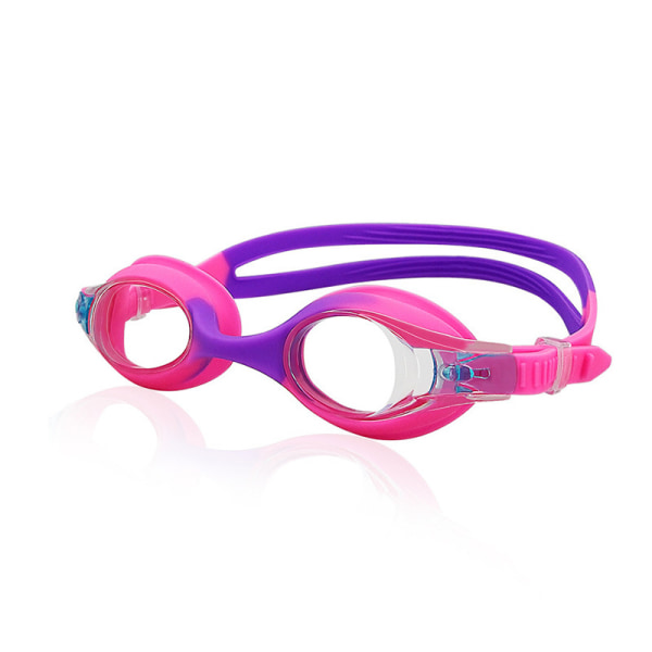 2-pack simglasögon för barn, flickor, pojkar i åldern 3-14 år, anti-dimma 100 % UV-skydd med resväska (rosa och lila)