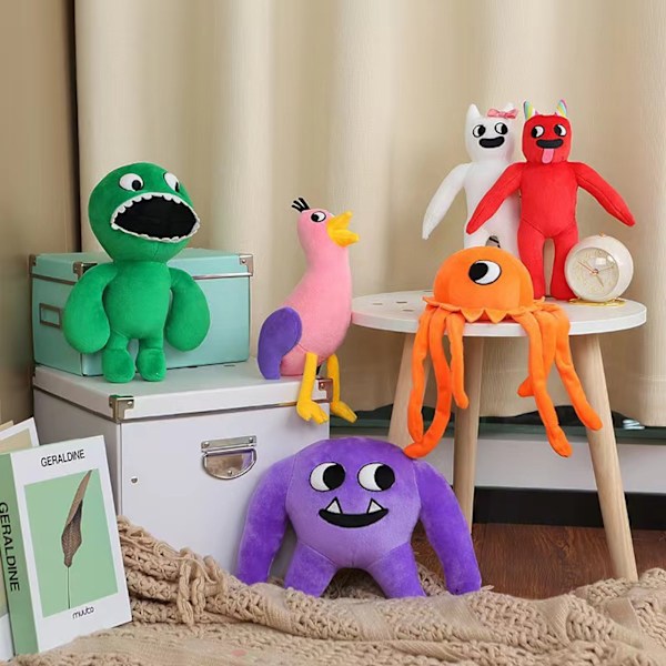 Garten of Banban Plus Plush Leke Liten Monster Dukke-(1 stk）-multicolour（25cm） multicolour （25cm）
