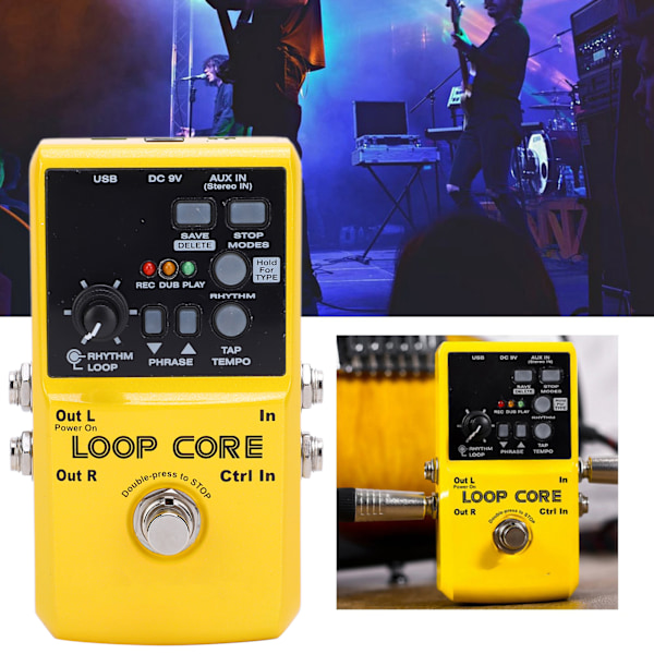 Nux Loop Core Professional Pedal Effekt Elektrisk Gitar Prosessor