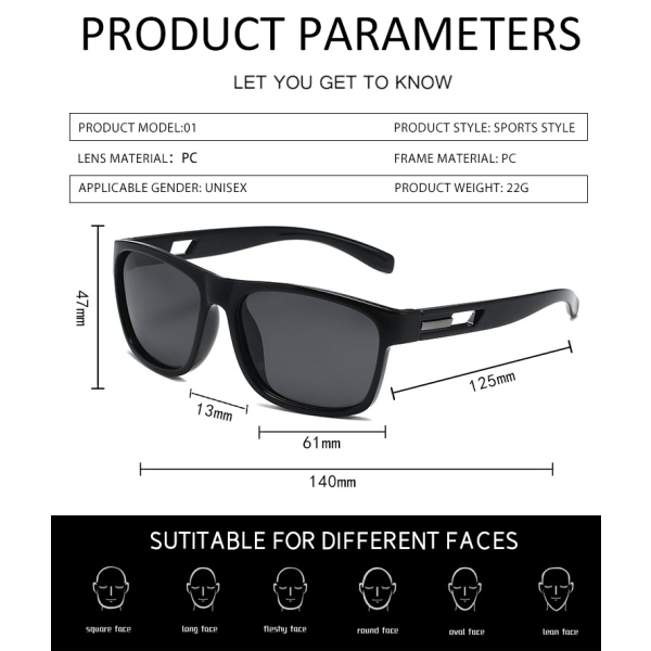 Rektangulære solbriller til kvinder og mænd Trendy Retro Fashion solbriller UV 400 beskyttelse firkantet stel