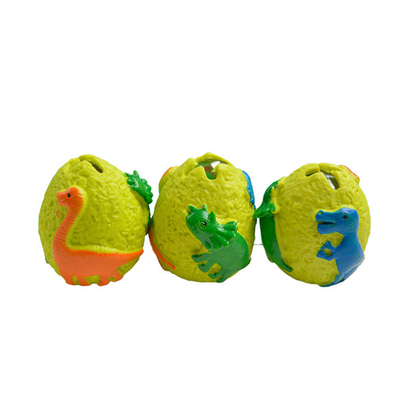 3 stk Kreativ Klemmeleke Dinosaur Egg Fidget Toy Dekomprimerende Hånd for Pop Toy Farge Assortert Klemmeleke for ADD Hånd(Grønn)