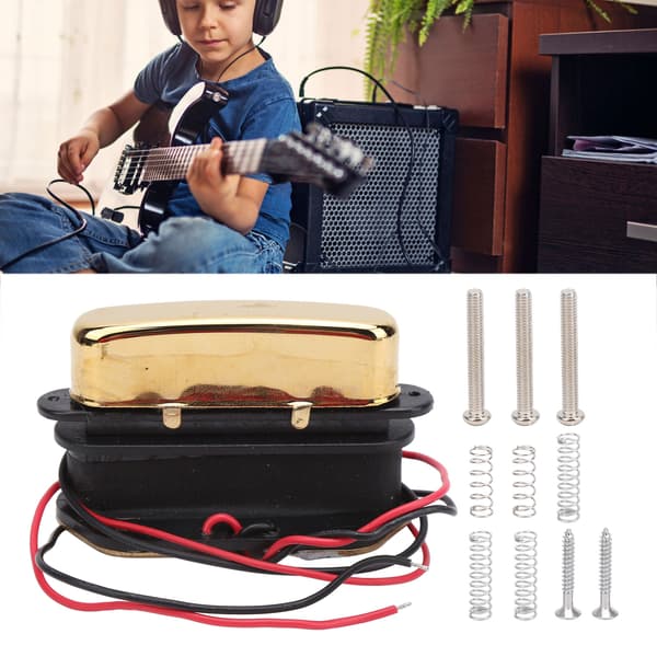 Elektrisk gitarr pickup bro nack pickup aluminiumlegering för TL gitarr instrument tillbehör