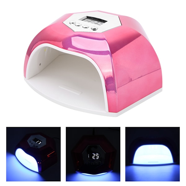 168W Negle Gel Tørrer Lampe UV Gel Neglelak Gel Hærdende Maskine Neglekunst Værktøjer 100‑240VEU Stik