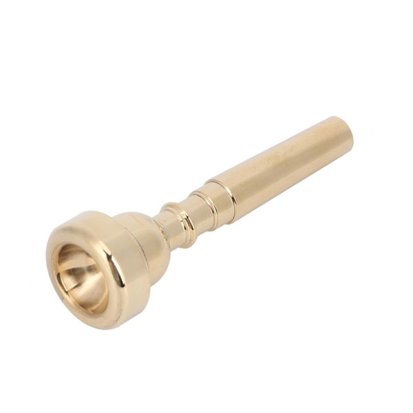 Trompet Mundstykke Holdbart Stilful Messing Professionel Horn Musikinstrument Tilbehør Guld 7C