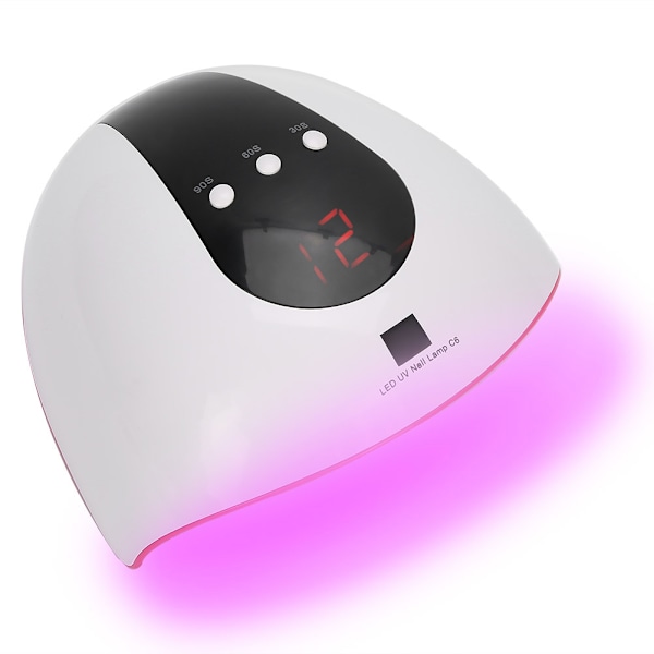 72W LED UV-nagellampa Intelligent Induction Gel Polish Lamp Nail Art Manikyrverktyg US-kontakt 110-240V