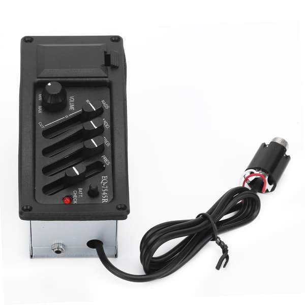 Gitar Pickup Akustisk Elektrisk Boks Lyd Samle Equalizer Strengeinstrument Tilbehør