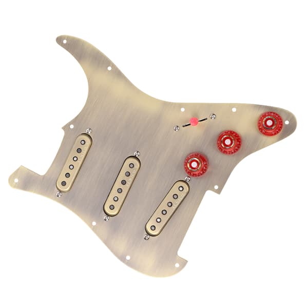 Hållbar SSS ALNICO V Magnet Pickup Loaded Pickguard för ST Style Elektrisk Gitarr