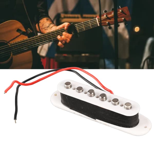 Gitarrstall Pickup Elektromagnetisk Hög Kompatibilitet Metall Elektrisk Gitarrstall Pickup