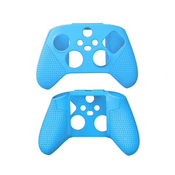 Mjukt cover mörkblått silikonkontrollskydd Skins tumgrepp Caps Case för Xbox Series XS Controller - Blå