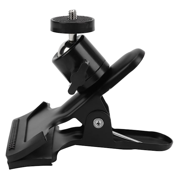 Tripod-kameraklämmafäste med 360 graders roterande kulhuvud 1/4 tum skruv för bärbar dator