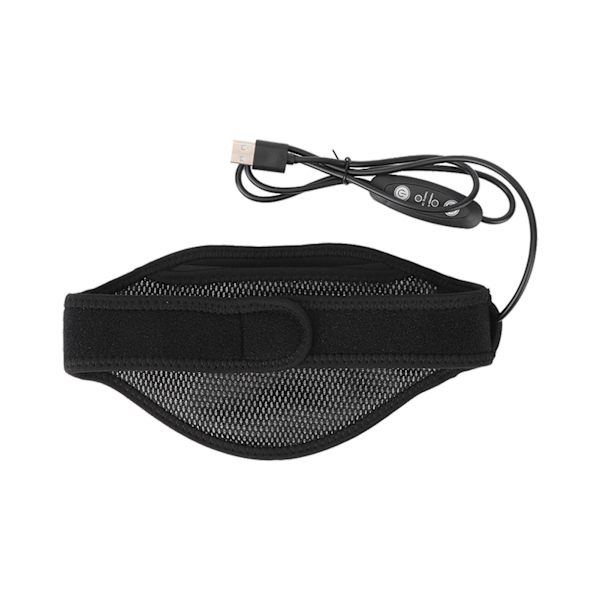 Opvarmning Nakkemassager 5 Gear Vibrationsmassage Vaskbar USB Opvarmet Nakke Wrap til Hjemmebrug Kontorarbejde