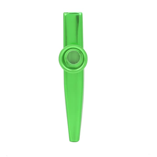 Aluminiumlegering Mini Bärbar Kazoo Ukulele Gitarr Partner Musikinstrument (grön)