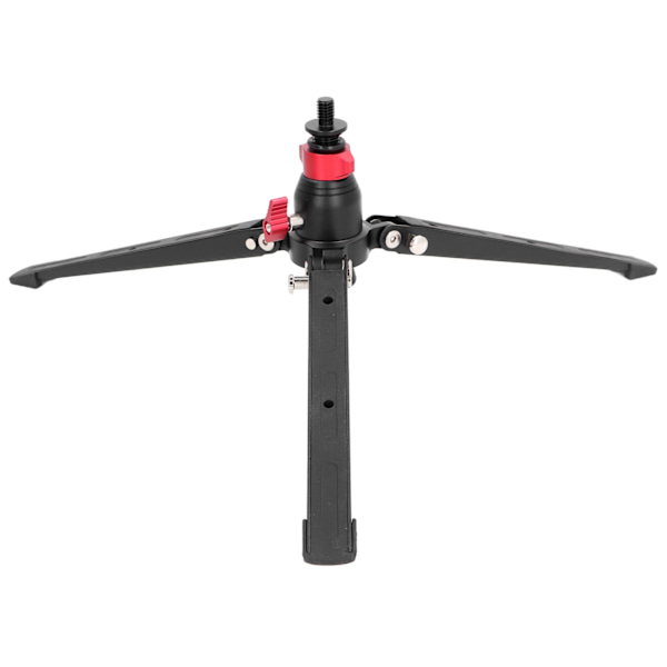 Mini Tripod Desktop Liten Tripod Aluminium Bordstativ Stativ Stativ 3/8 Tums Skruvhål Lastar Upp till 10 kg för DSLR-kamera Monopods