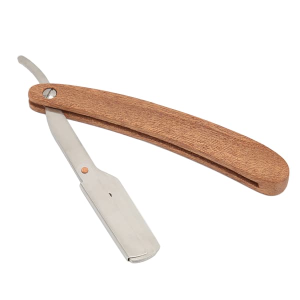 Retro lige barberkniv i rustfrit stål til mænd og kvinder