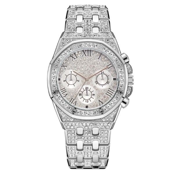 Automatisk watch för män och kvinnor Guld Silver Rostfritt stål watch(GP7702)