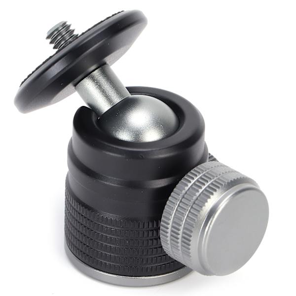 Adapter för varm skofäste 360 graders vridbar minikulled 1/4 tums stativskruvhuvud för DSLR-kamera