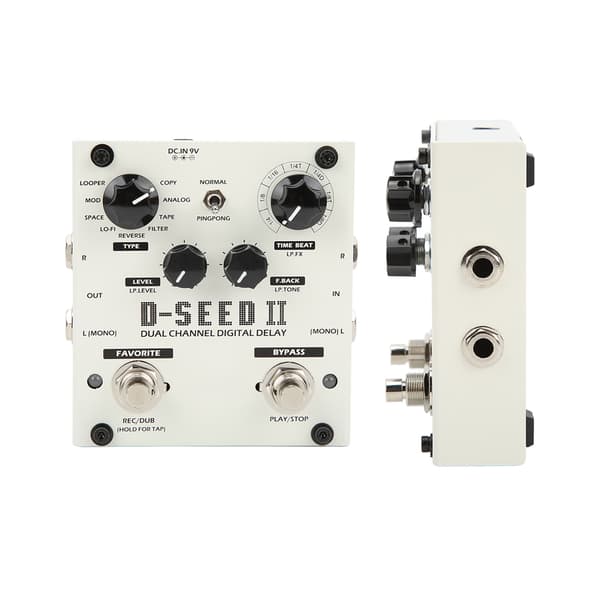 Multi Pedal Effekt 2 Kanal Digital Delay Stereo Looper 8 Tilstande til Elektrisk Guitar